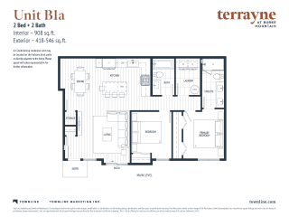 Terrayne Floor Plan Unit B1a