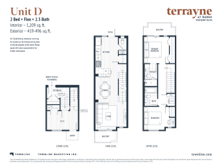 Terrayne Floor Plan Unit D