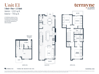Terrayne Floor Plan Unit E1