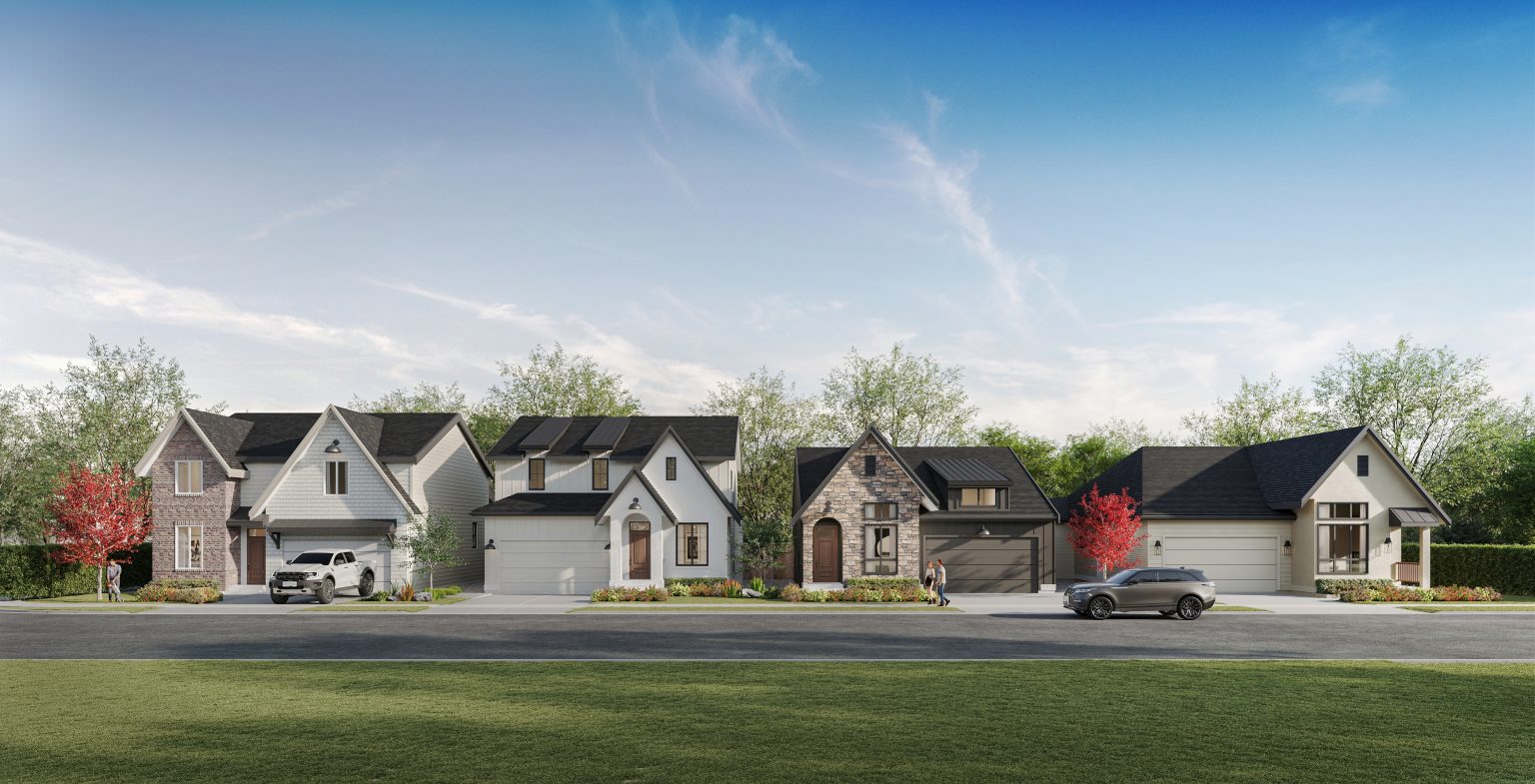 A golf course subdivision with 139 single-family homes.