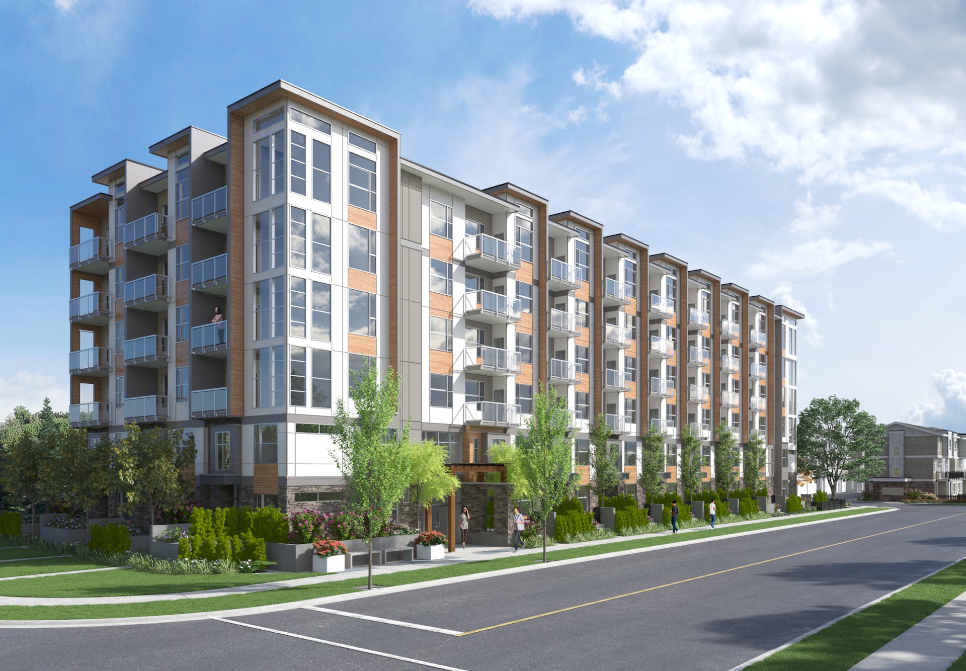 A collection of 67 condominiums and 45 townhomes coming soon to Newton.