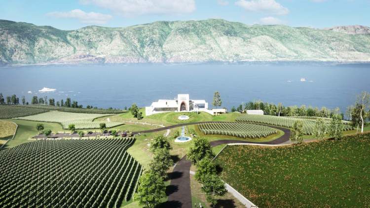 The community's 40-acre signature winery & vineyard will include a tasting room & restaurant.