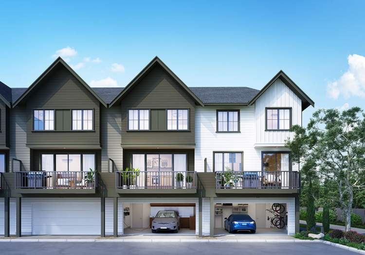 A-series floorplans have double garages, while B & C-series feature single garages.