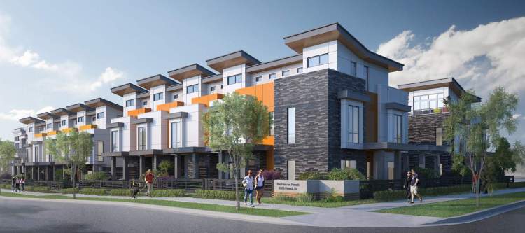 A collection of 3-bedroom townhomes and 1-bedroom suites in Granville Village