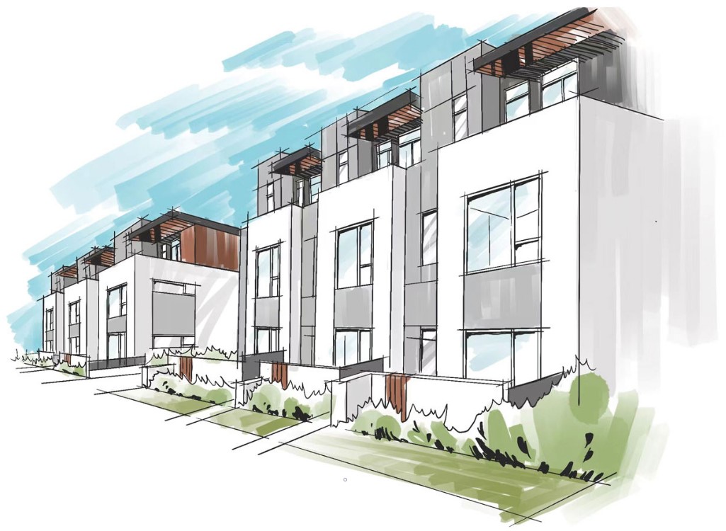 A 3-lot land assembly development offering 20 three-storey townhomes.
