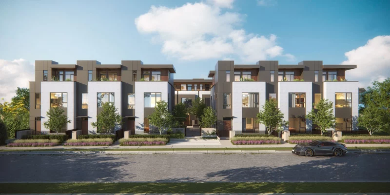 28west by Cielle Properties is a 3-lot land assembly development offering 20 three-storey townhomes.