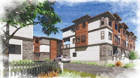 A Collection Of 69 Family-size Townhomes With 3- & 3-bed + Den Floorplans.