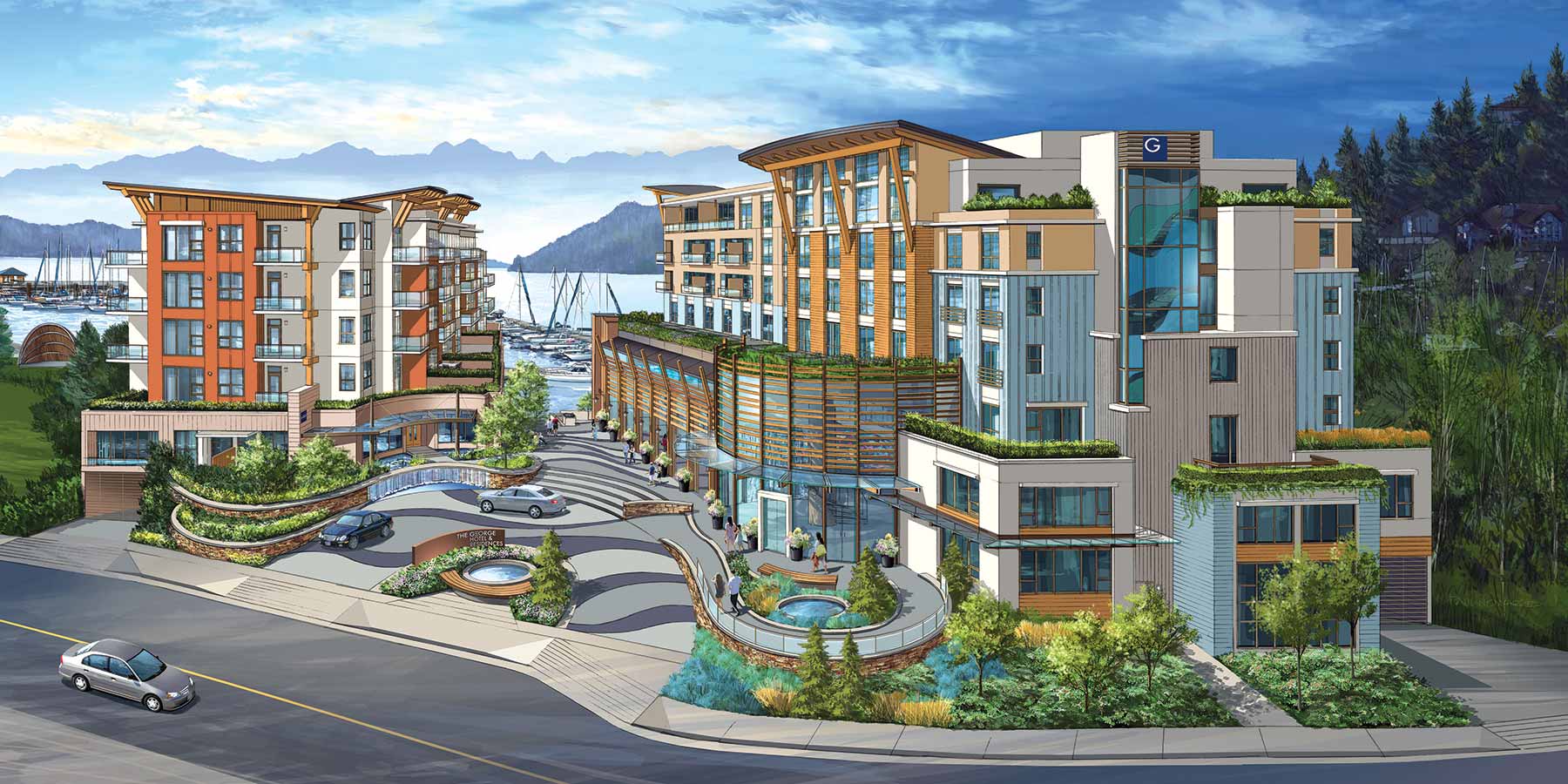 A new waterfront Sunshine Coast 5-star resort and condominium development.