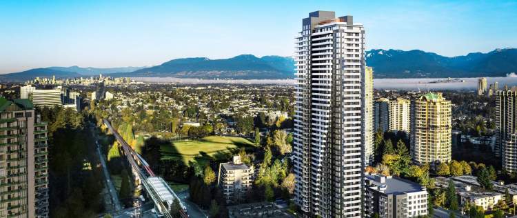 A Metrotown highrise with 339 condominiums just steps from SkyTrain and Central Park.
