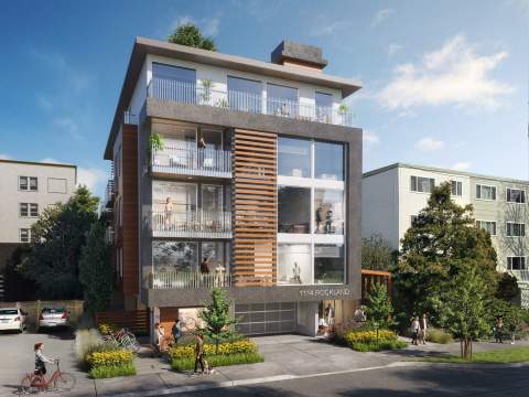 A 5-storey Infill Building Will Provide 22 New Compact Homes.