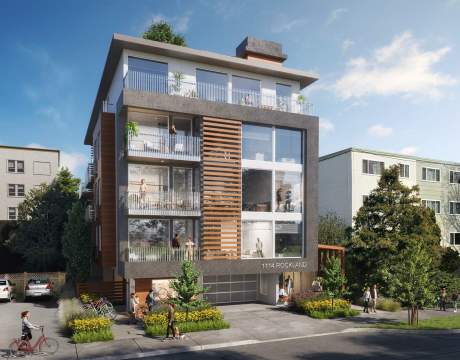 A 5-storey Infill Building Will Provide 22 New Compact Homes.