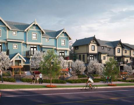 A New Langley Residential Community Of 223 Townhomes And 10 Live/work Units.