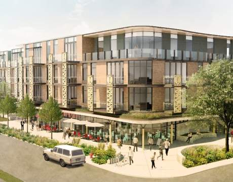 A 4-storey, Mixed-use Building Offering 48 Fairfield Condominiums.
