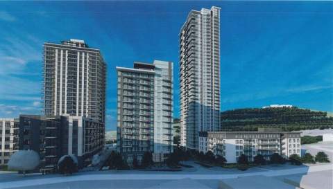 A West Coquitlam Residential Development Offering A Mixture Of Apartments, Condominiums, And Townhomes.