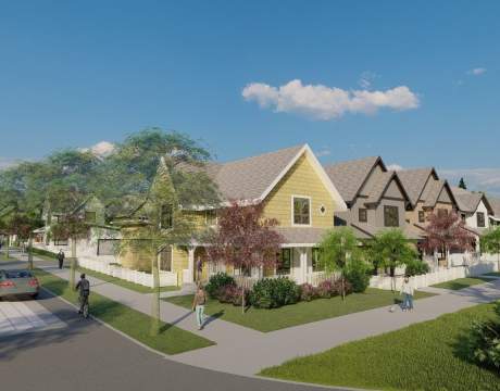 A Master-planned Community Of 54 Single-family Homes And 78 Rental Townhomes.