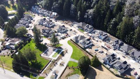 Aerial View Of The 36 Phase 3, Single-family Freehold Homes.