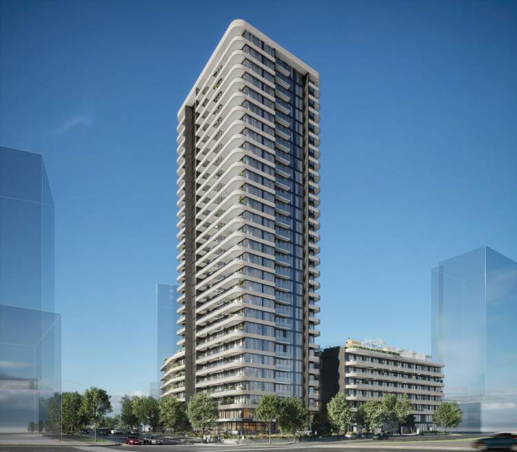 Harlin River District - Highrise located next to Town Centre at the gateway to the Waterfront Precinct.