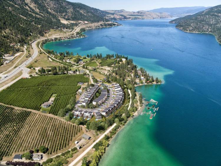 An exclusive collection of 38 Net Zero luxury homes situated on the shores of Kalamalka Lake.