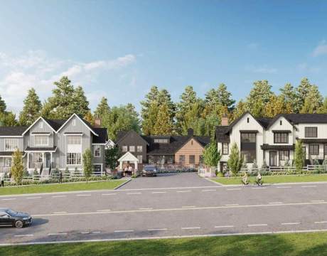 A Collection Of 165 Modern-Farmhouse-style 2- To 4-bedroom Townhomes.