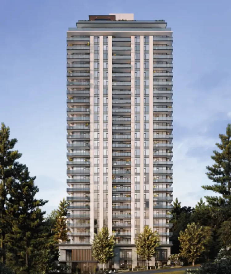A 29-storey residential condo tower designed by Ciccozzi Architecture.