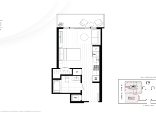 Reign Metrotown South Tower Floor Plan A