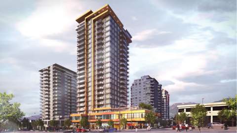 Elle By Polygon - A 22-storey, Mixed-use Highrise Offering A Collection Of 136 Condominiums.