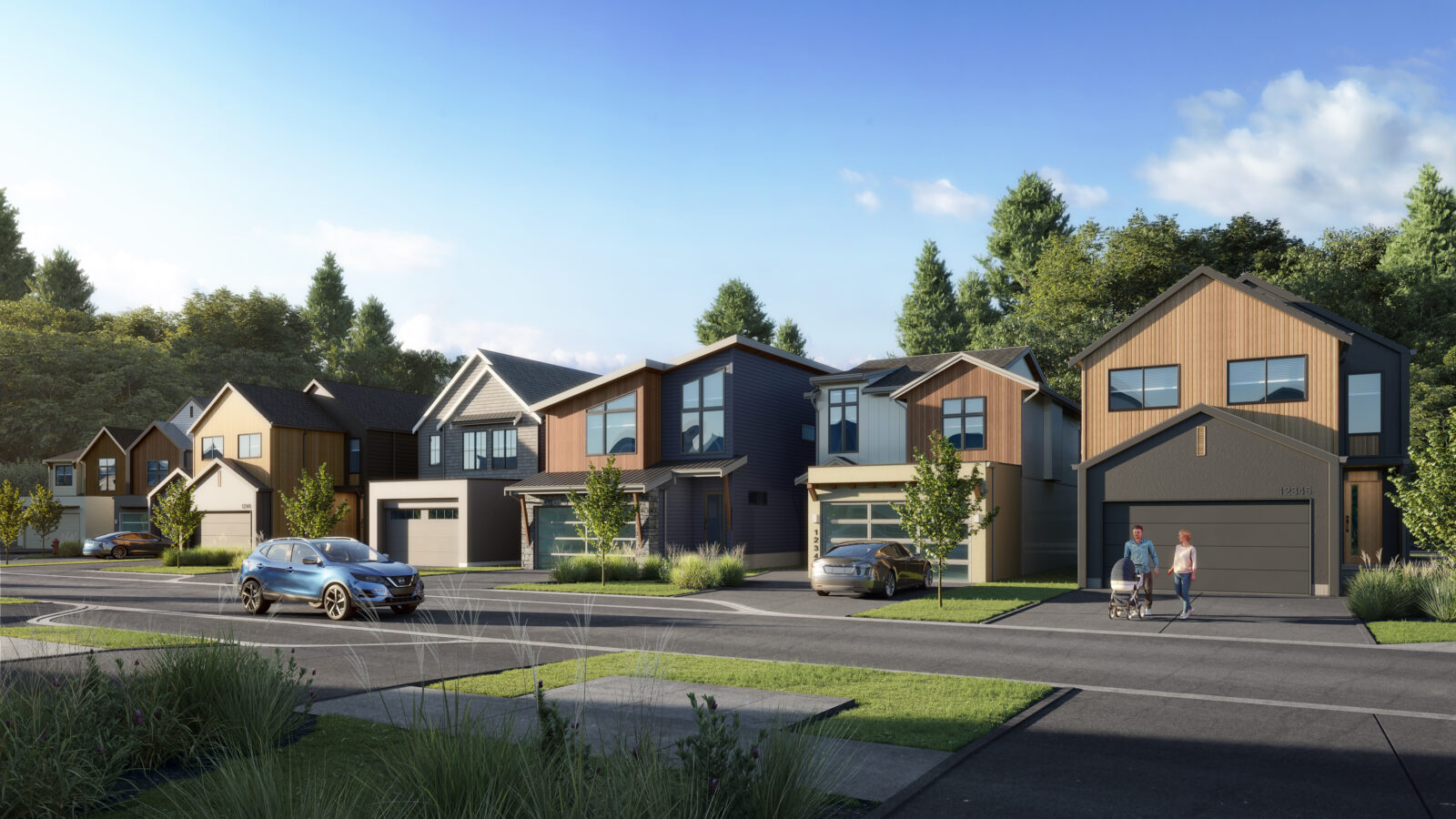 A new Colwood community of 74 single-family detached homes.
