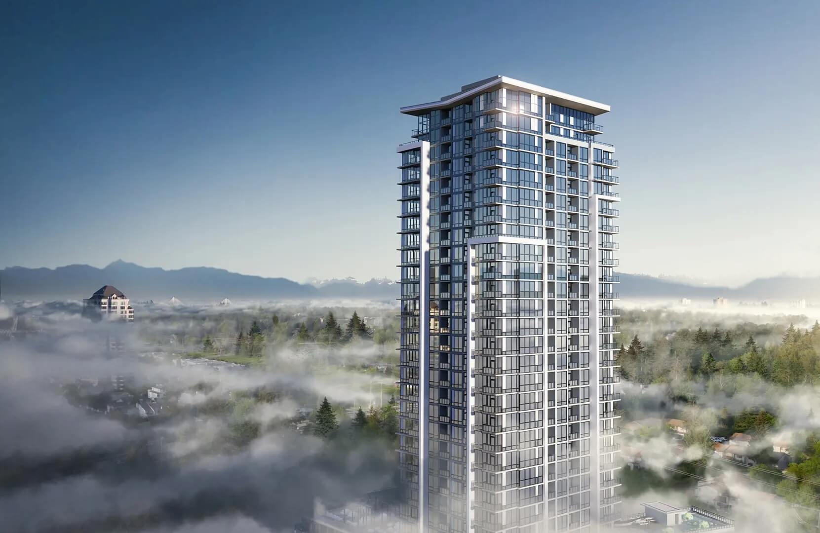 SkyLiving Surrey - a City Centre residential development of condos and townhomes.