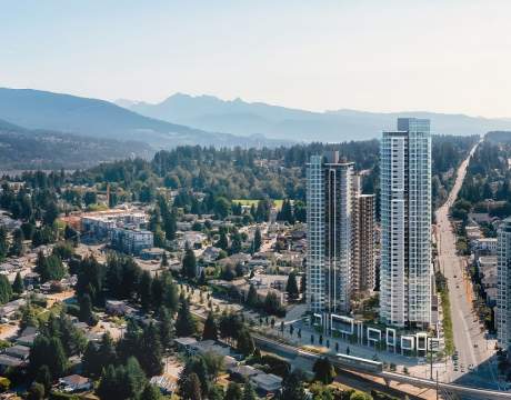Burquitlam Park District Is A Mixed-use, Master-planned Community With Condos, Townhomes, Apartments, And Retail Space.