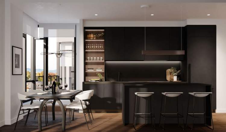 Sophisticated W16 kitchens inspire creativity with sleek Miele appliances.
