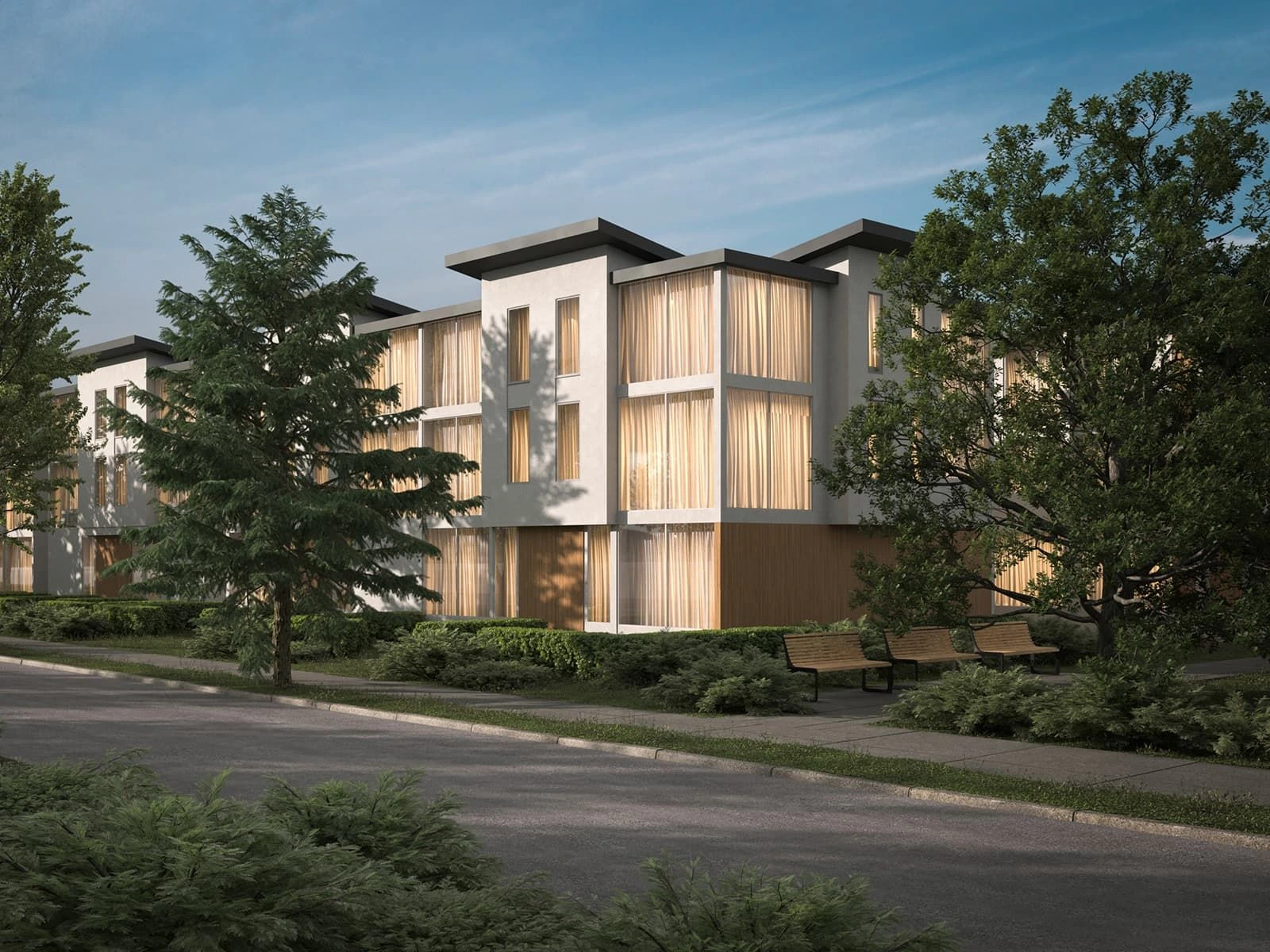 Odessa townhomes by 829 Development Group is a new 26-unit Langford residential community.
