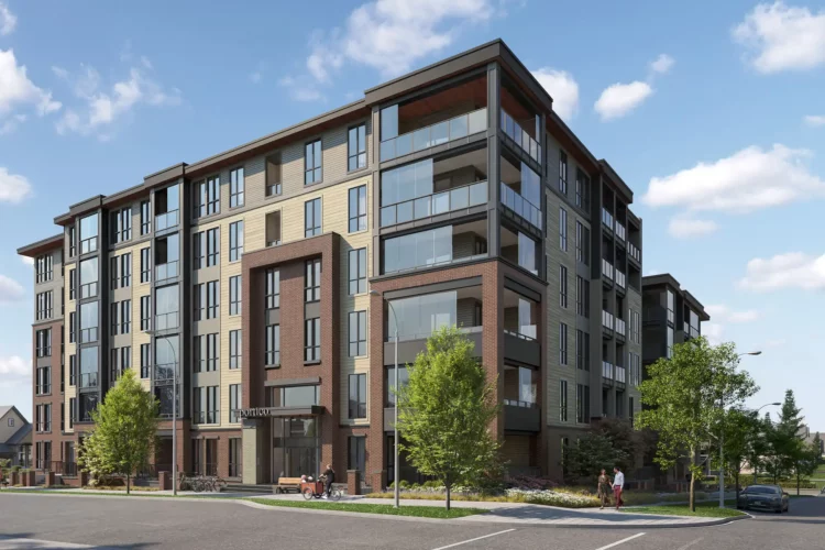 Portico by Wanson Group is a woodframe Coquitlam mid-rise with 145 condominiums.