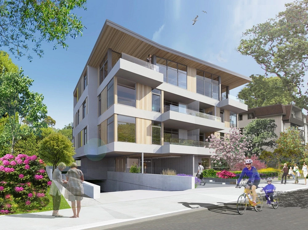 The Quest Oak Bay by Large & Co. is a boutique condo development offering 15 homes.