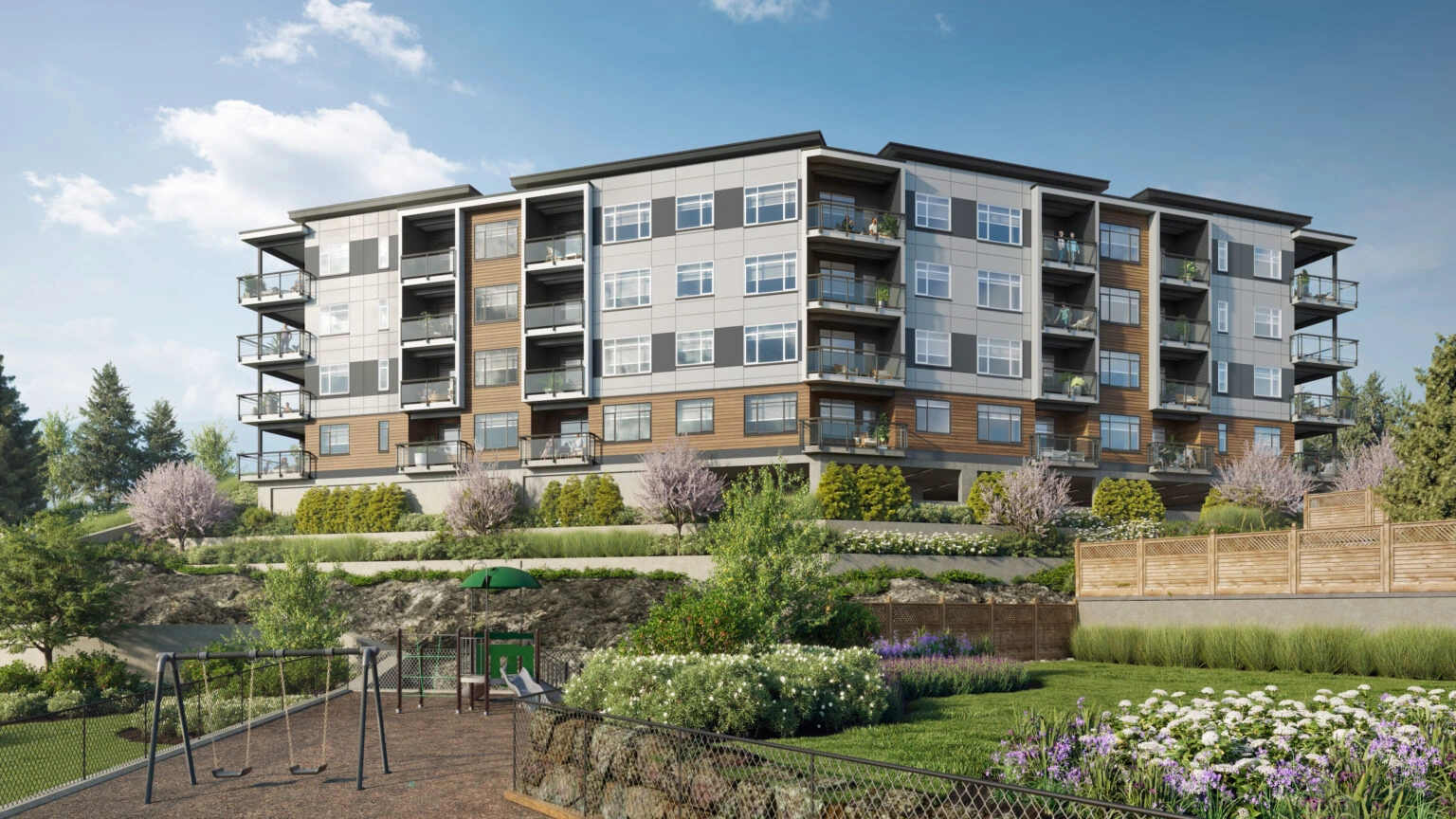 West Park One by Homewood Constructors is a View Royal lowrise with 48 condos.