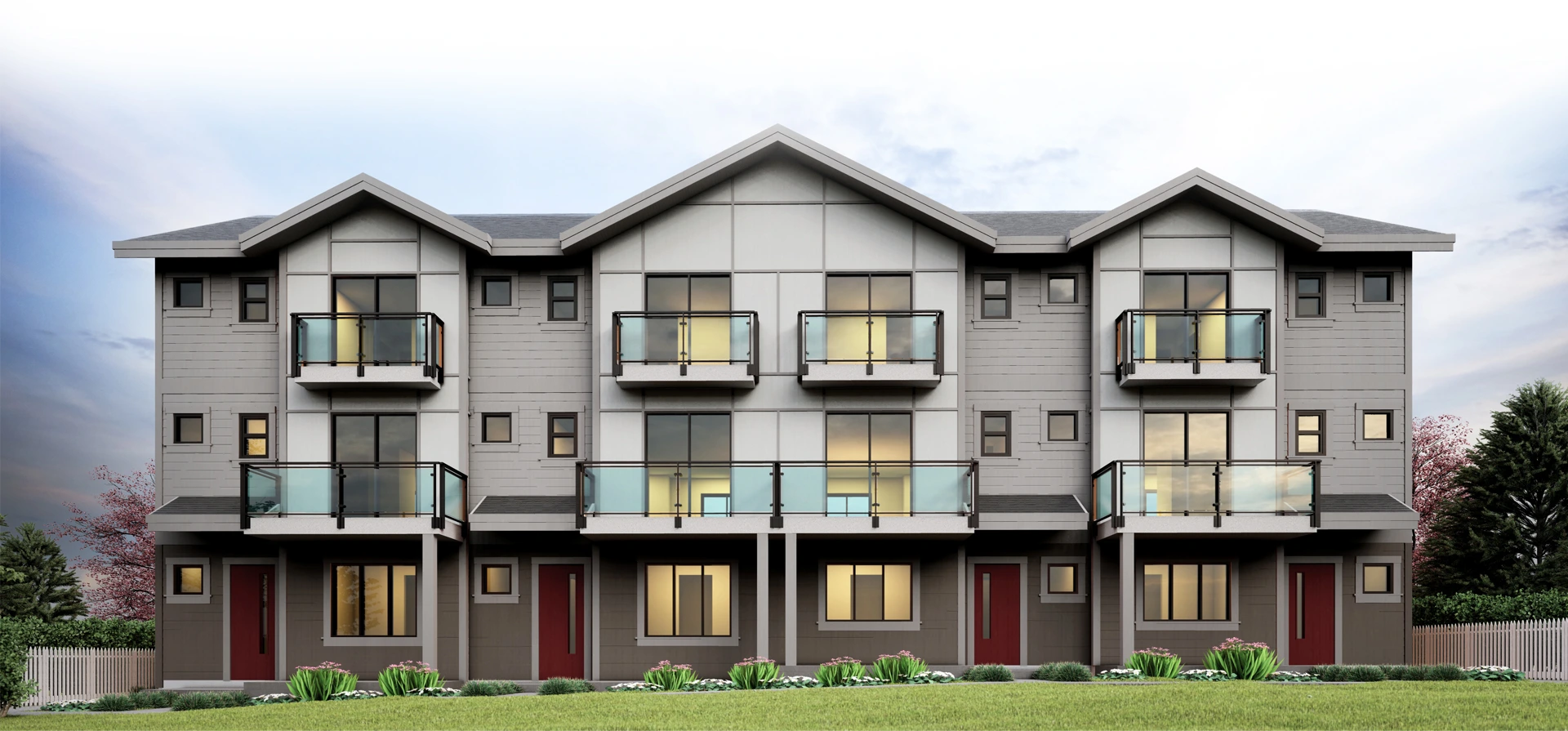 Mason Living by Panorama West Group is a 30-unit Surrey townhome development.