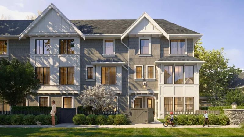Woodrow townhomes are family-oriented 3- & 4-bedroom residences.