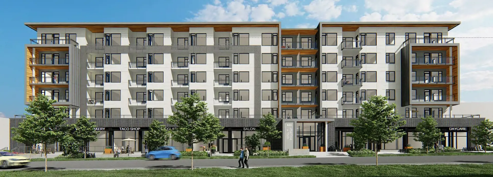 Arterra by Polygon Homes is a 6-storey, mixed-use North Vancouver building.