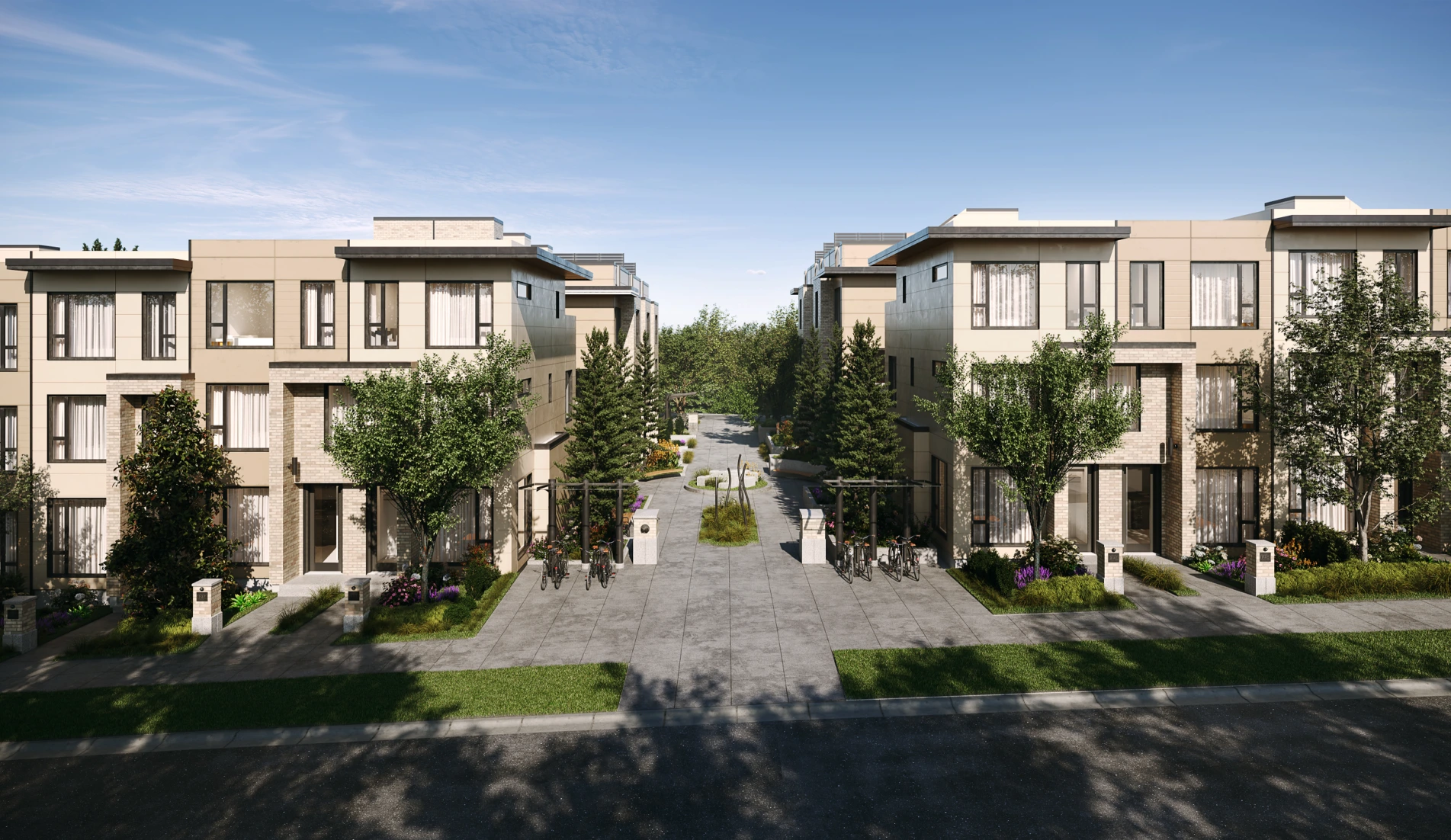 Harriswood by Domus Homes is a collection of 59 stacked townhomes & suites.