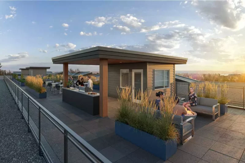 Inspire Condominiums rooftop.