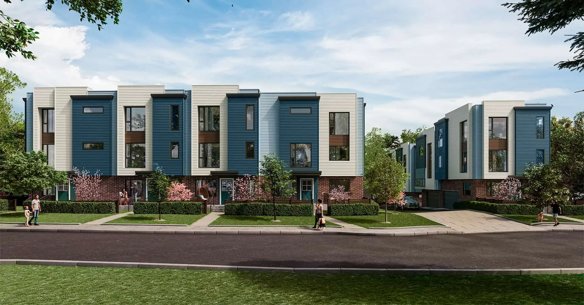 Crestview Living by Alvair Group is an 18-unit South Surrey townhome development.