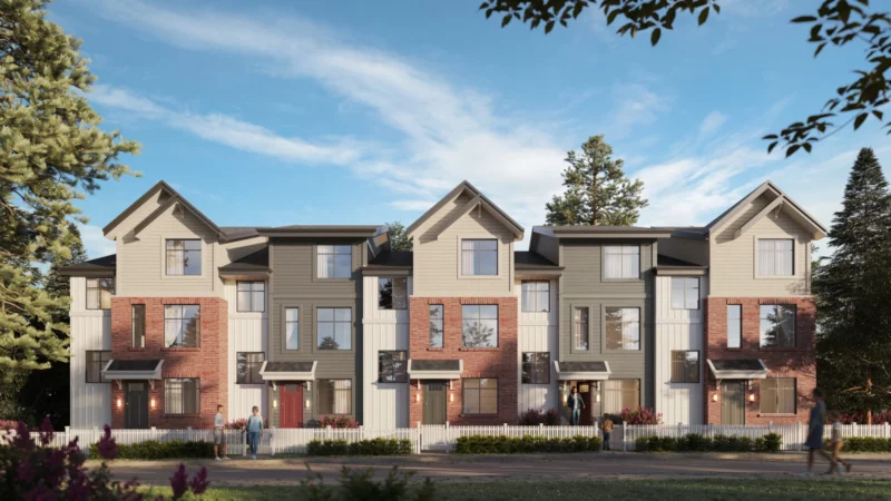 Rindall by Woodbridge Homes is a collection of 44 three-storey Central Port Coquitlam townhouses.