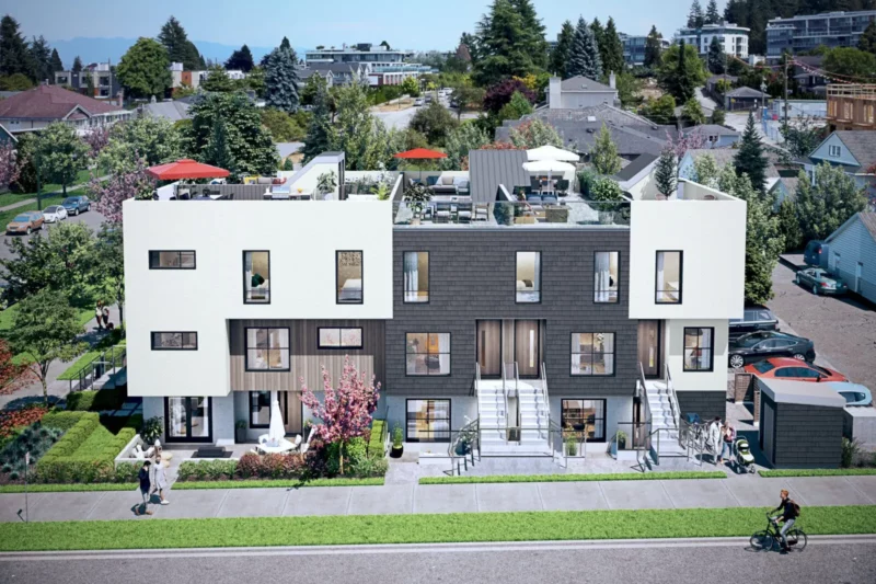 The Modern on Heather by Paramax Homes is a boutique Vancouver West Side townhome collection.