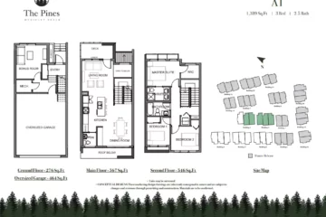 The Pines A1 floor plan.