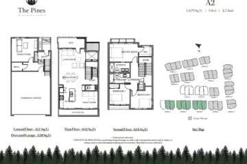 The Pines A2 floor plan.