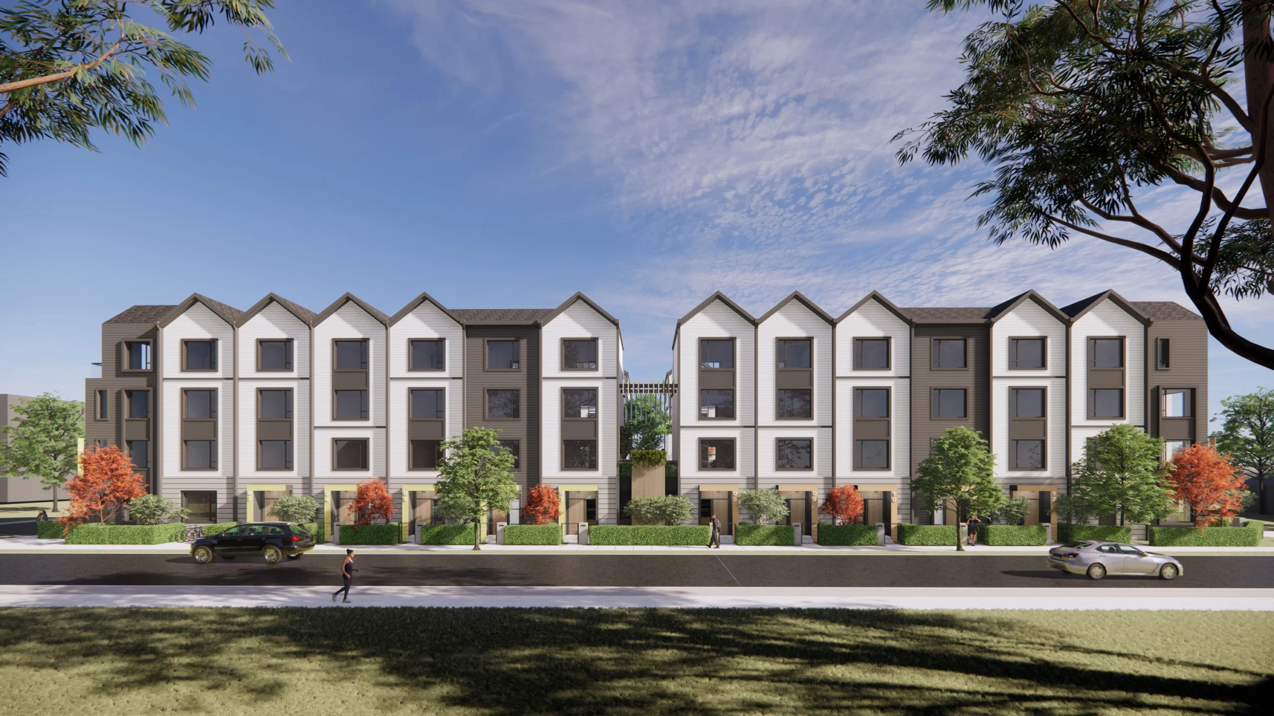 8899 Spires is a 28-unit Richmond townhome development by TopStream Group.