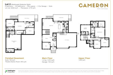 Cameron by Paddington Westcoast floorplan.