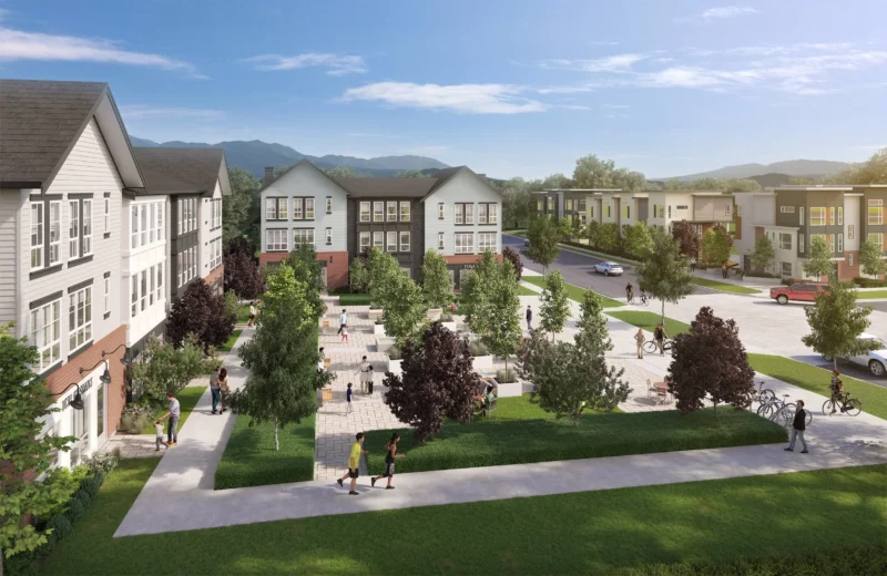 Eastin Townhomes is a 20-unit multi-family development in Langley by Essence Properties.