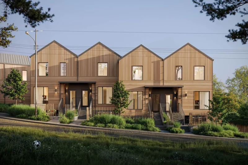 Harper Townhomes by Formwell Homes is a 14-unit Saanich strata development.