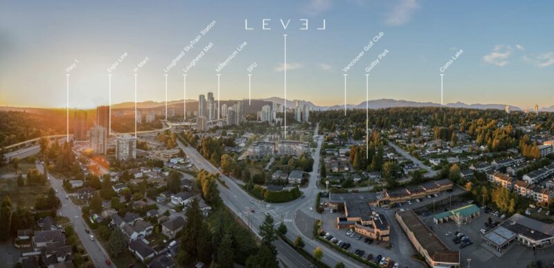 Level by Jayen showing West Coquitlam location.