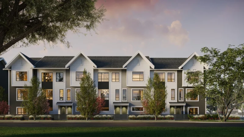 Park & Fourth by Strand Development is a 168-unit South Nanaimo townhome community.
